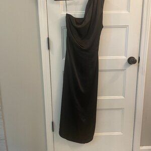 Elliatt Cassini Off the Shoulder Satin Dress